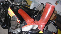 bottes rouges